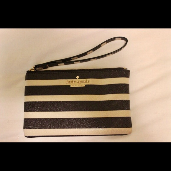 kate spade Handbags - Kate Spade Striped Wristlet